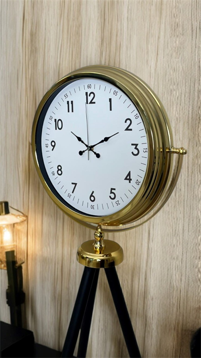 Luxury Gold Tripod Ayaklı Saat