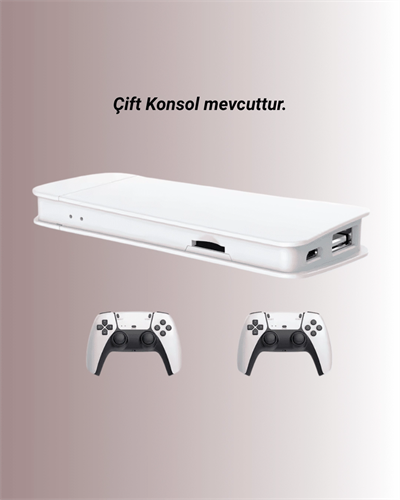 M15 Retro Konsol – 20.000 Oyunlu, Çift Gamepadli, 4K HDMI