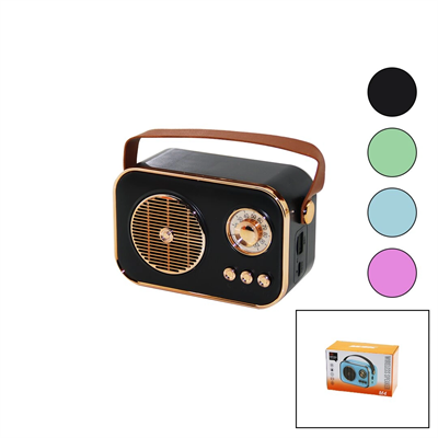 M4 Portable Wireless Hoparlör - Speaker Işıklı Usb Şarjlı Renkli Kasa - Bronz Çerçeveusb - Dc 5v - Tf Bx40