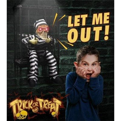 MAHKUM GÖRÜNÜMLÜ KURU KAFA İSKELET