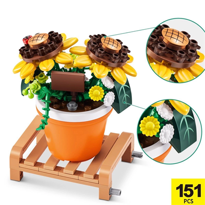 MNB08000 MAX Saksı Bitkileri sürprizi 151 parça - 1 Adet Fiyatıdır