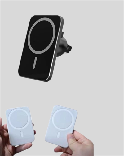 MagSafe Araç Telefon Tutucu 15W Hızlı Şarj Type-C Girişli