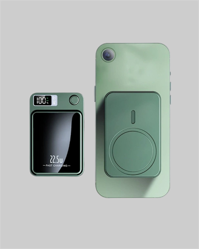 MagSafe Powerbank 10.000 mAh Kablosuz ve Dijital Ekranlı Hızlı Şarj Cihazı