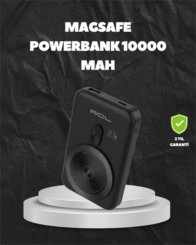 MagSafe Uyumlu Kablosuz Powerbank Taşınabilir Hızlı Şarj