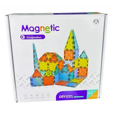 Magnetic Tiles 5.5 cm 43 Parça