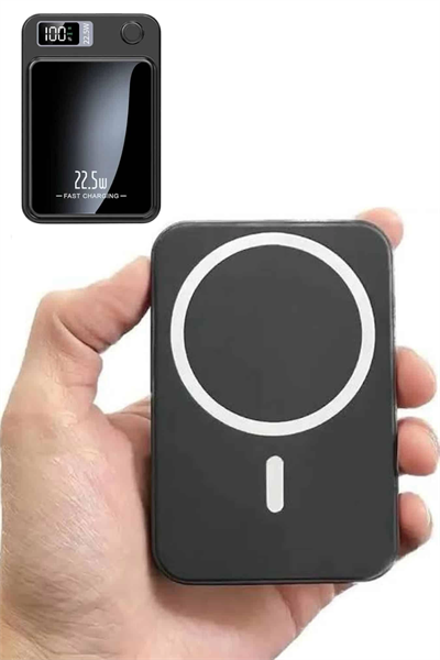 Magsafe Hızlı Şarj 10.000 Mah Wireless Şarj Powerbank Android ve İOS Uyumlu