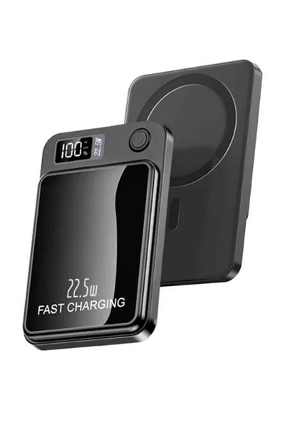 Magsafe Hızlı Şarj 10.000 Mah Wireless Şarj Powerbank Android ve İOS Uyumlu