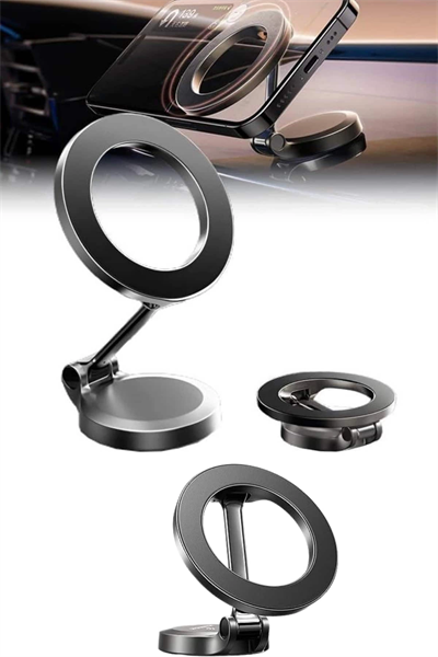 Magsafe Telefon Tutucu 360 Dönebilen Ayarlanabilir Araç İçi Tutucu