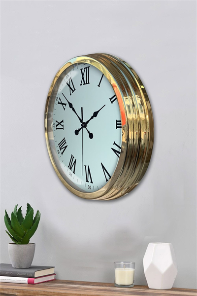 Majestic Gold 40 Cm Metal Duvar Saati