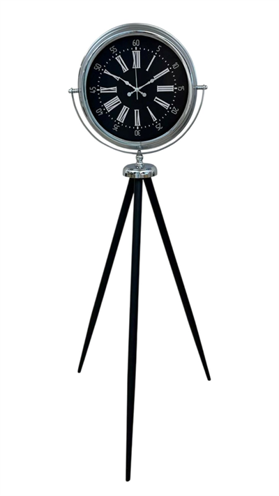 Majestic Krom Tripod Ayaklı Saat
