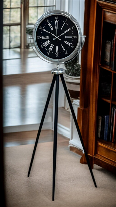 Majestic Krom Tripod Ayaklı Saat