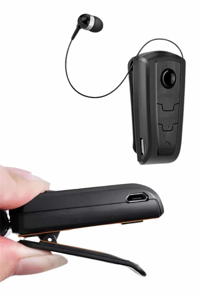 Makaralı Bluetooth Kulakiçi Yaka Kulaklığı Kablosuz Kulaklık
