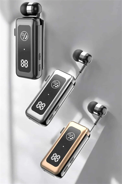 Makaralı Bluetooth Kulaklık Kulak İçi Dijital Göstergeli Yüksek Ses Kaliteli