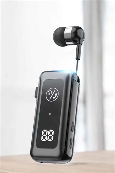 Makaralı Bluetooth Kulaklık Kulak İçi Dijital Göstergeli Yüksek Ses Kaliteli