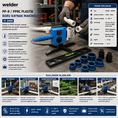 Makarasız Plastik Boru Kaynak Makinesi Bx40