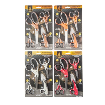 Makas Seti Dörtlü (renk Stok Durumuna Göre)