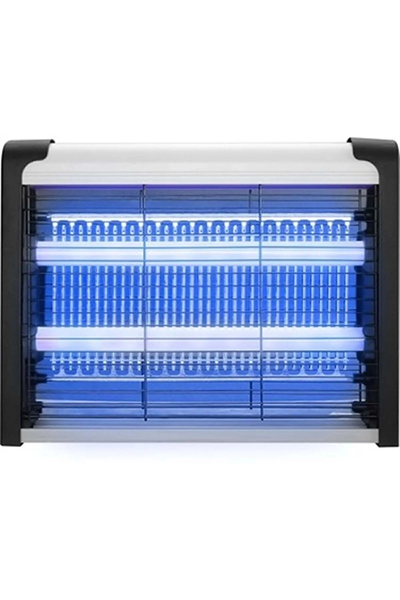 Makine formunda küçük boy, iki ledli, 8 watt, 2000v sinek öldürücü, tehlikeli değil