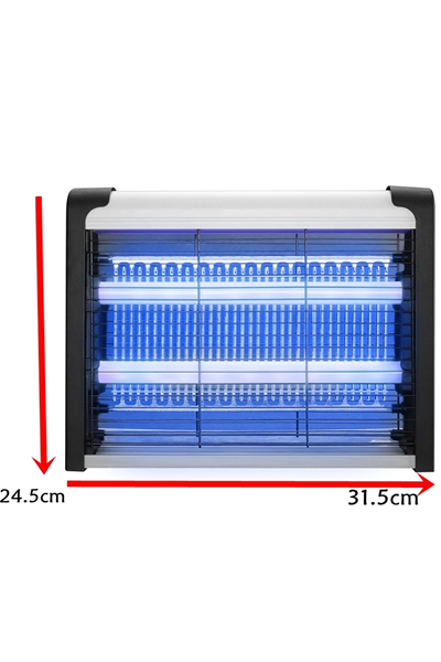 Makine formunda mavi ışıklı sinek ve böcek öldürücü kovucu, tehlikeli değil, 2x4 watt