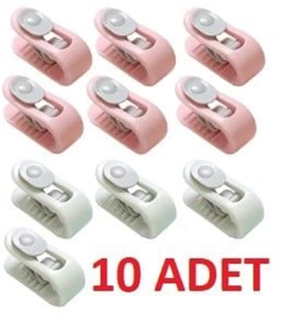 Mandallı Yorgan Sabitleme Klipsi 10 Adet - Stokta Olan Renk Gönderilir