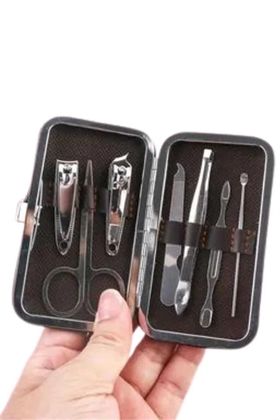 Manikür Pedikür Seti 7 Parça Tırnak Mantarı Tırnak Batığı Temizleme Taşınabilir