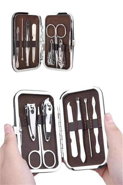 Manikür Pedikür Seti 7 Parça Tırnak Mantarı Tırnak Batığı Temizleme Taşınabilir