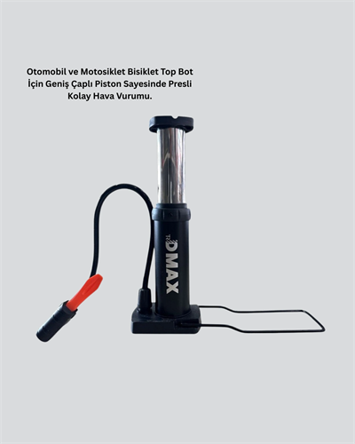 Manuel Ayak Pompası Extra Güçlü Lastik Şişirme Pompası