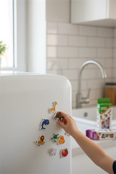 Manyetik Eğitici Set 30 Parça Hayvan 26 Parça Sebze Meyve Magnet Oyuncak