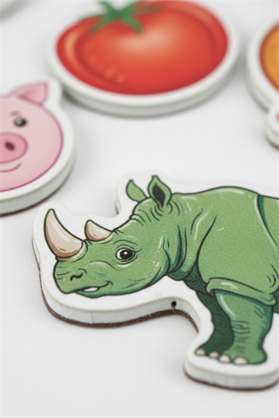 Manyetik Eğitici Set 30 Parça Hayvan 26 Parça Sebze Meyve Magnet Oyuncak