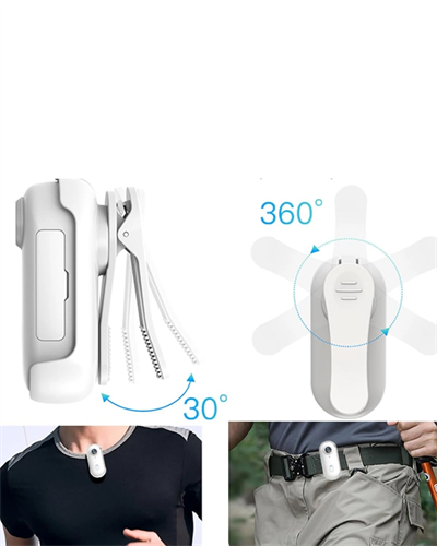 Manyetik Klipsli Mini Aksiyon Kamera 4K WiFi Bağlantılı Geniş Açılı Lens