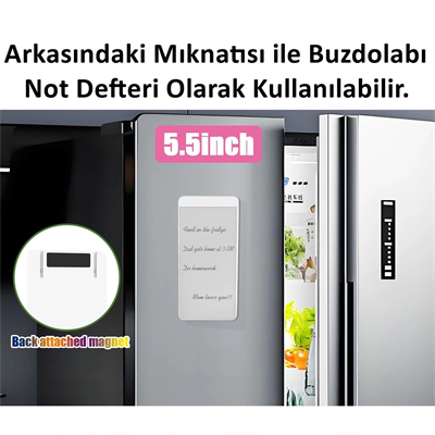 Manyetik Mini Sihirli Yazı Tahtası 5,5 - 14 cm