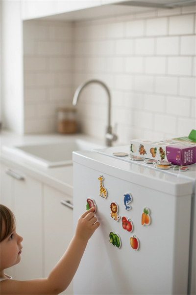 Manyetik Oyuncak Set Hayvanlar Sebze Meyve Magnetli 56 Parça