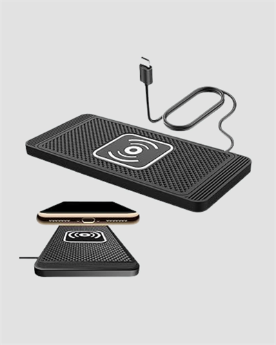 Manyetik Şarj Pedi 7.5W 10W 15W Hızlı Şarj Kaymaz Tabanlı