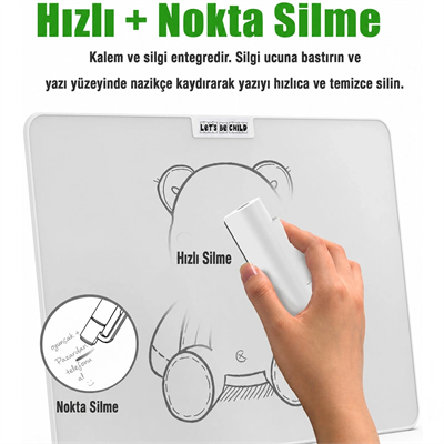 Manyetik Sihirli Yazı Tahtası 15 - 38 cm