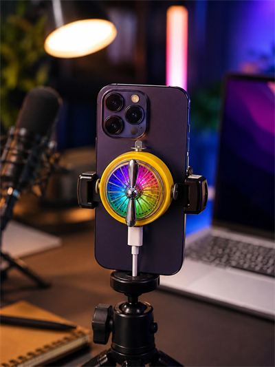 Manyetik Telefon Soğutucu RGB Fanlı Mobil Oyun Soğutucusu