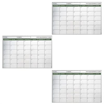 Manyetik Yapışkanlı Bir Aylık Program Planlayıcı Takvim 85x56 Cm Bx40