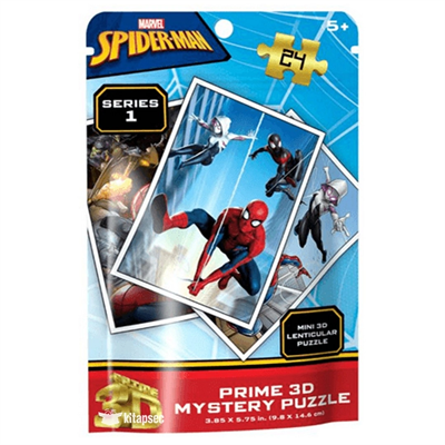 Marvel Spider-Man Seri 1  Mystery Puzzle 24 Parça
