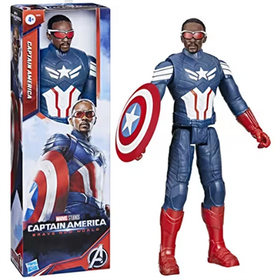 Marvel Studios Titan Hero Serisi Captain America Aksiyon Figürü 30 cm
