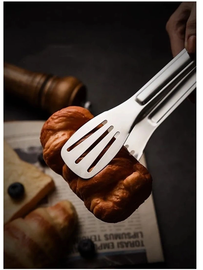 Maşa Paslanmaz Barbekü Maşası - 25 Cm Mutfak Ekmek Maşası