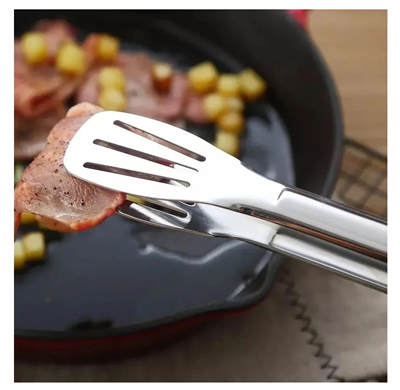 Maşa Paslanmaz Barbekü Maşası - 25 Cm Mutfak Ekmek Maşası