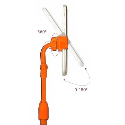Masa Üstü Tablet ve Telefon Tutucu Plastik Aparat Turuncu Telefon Standı (3936)