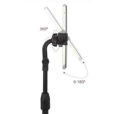 Masa Üstü Tablet ve Telefon Tutucu Plastik Aparat Siyah Telefon Standı (3936)