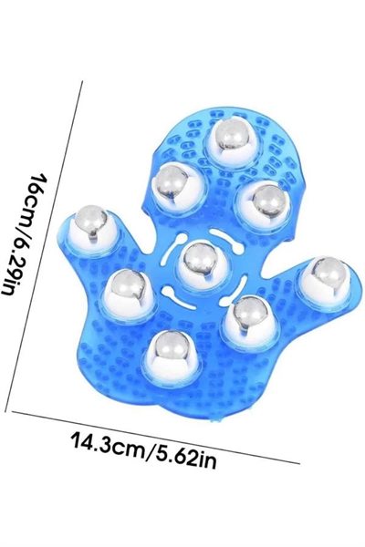 Masaj Aleti El Şeklinde Omuz Bacak Bilyeli Masaj Eldiveni El Şekilli