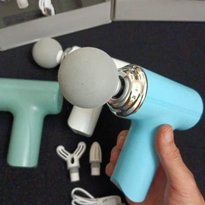 Masaj Tabancası Darbeli Titreşimli 4 Başlıklı Profesyonel Şarjlı Mini Masaj Aleti (3936)