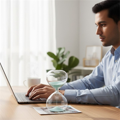 Masaüstü Cam Kum Saati – Estetik Tasarım, Dekoratif Zaman Ölçüm Aleti