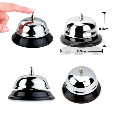 Masaüstü Dekoratif Otel Resepsiyon Görevli Çağırma Zili Çanı Bx40