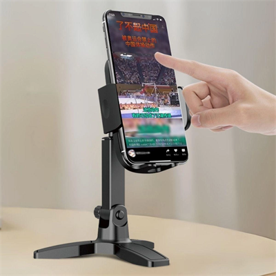 Masaüstü Telefon Standı 360 Derece Dönebilen Başlıklı Ayaklı Telefon Tripodu Bx40