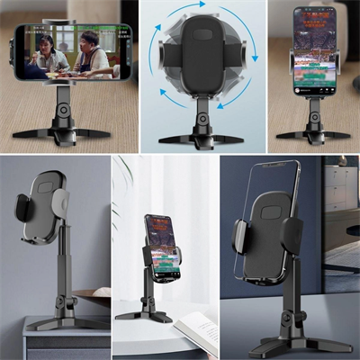Masaüstü Telefon Standı 360 Derece Dönebilen Başlıklı Ayaklı Telefon Tripodu Bx40