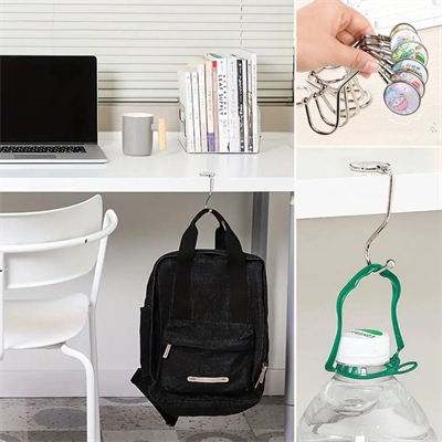 Masaya Takılabilen Çanta Askısı Çanta Tipi Pratik Metal Çanta Kanca Bx40
