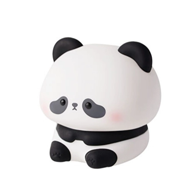 Masum Oturan Panda Tasarımlı Gece Lambası - Dokunmatik - Şarjlı