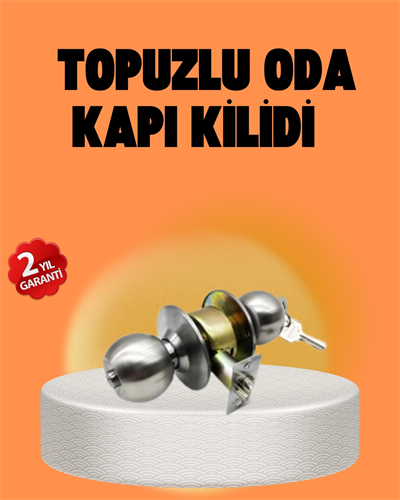 Mat Renk Topuzlu Kapı Kilidi – Giriş Tipi
